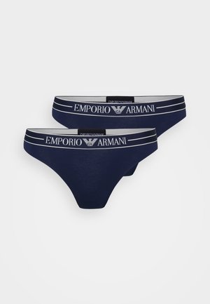 Emporio Armani PARTE BASSA BRAZILIAN 2 PACK  - Slip - marine