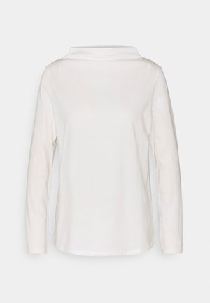 Langærmet T-shirt - off-white