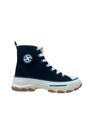 Botines con cordones - marino