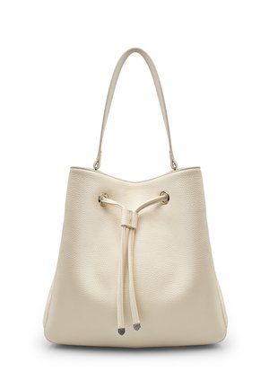 CON COULISSE - Borsa a mano - bianco