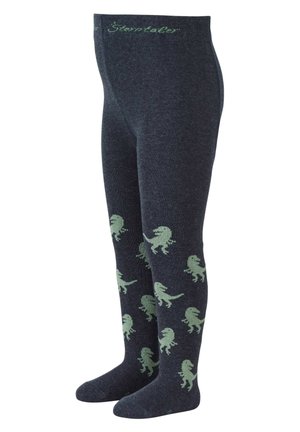 Tights - blau meliert