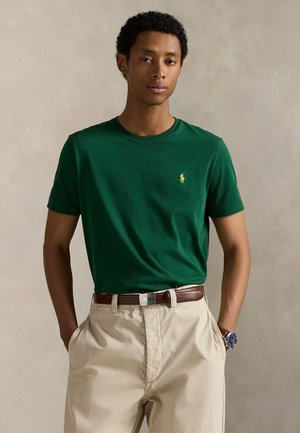 CUSTOM SLIM FIT JERSEY CREWNECK T-SHIRT - Βασικό μπλουζάκι - new forest