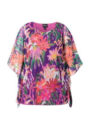 Ulla Popken DRAPED LAYERED - Blouse - cool pink