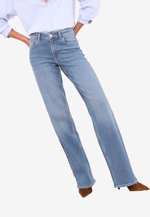 Lipsy, REGULAR FIT - WIDE LEG JEANS  . - Alt laienevad teksad - mid wash blue