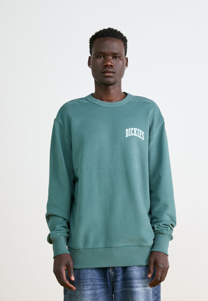 Dickies AITKIN CHEST UNISEX - Felpa - dark green