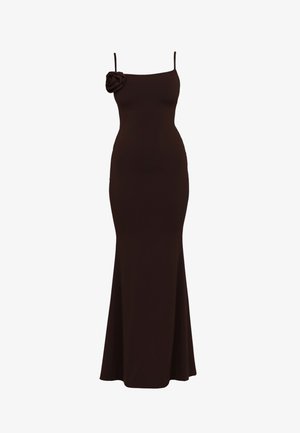 WAL G., MARY ROSE TIE BACK - Robe de cocktail - dark brown