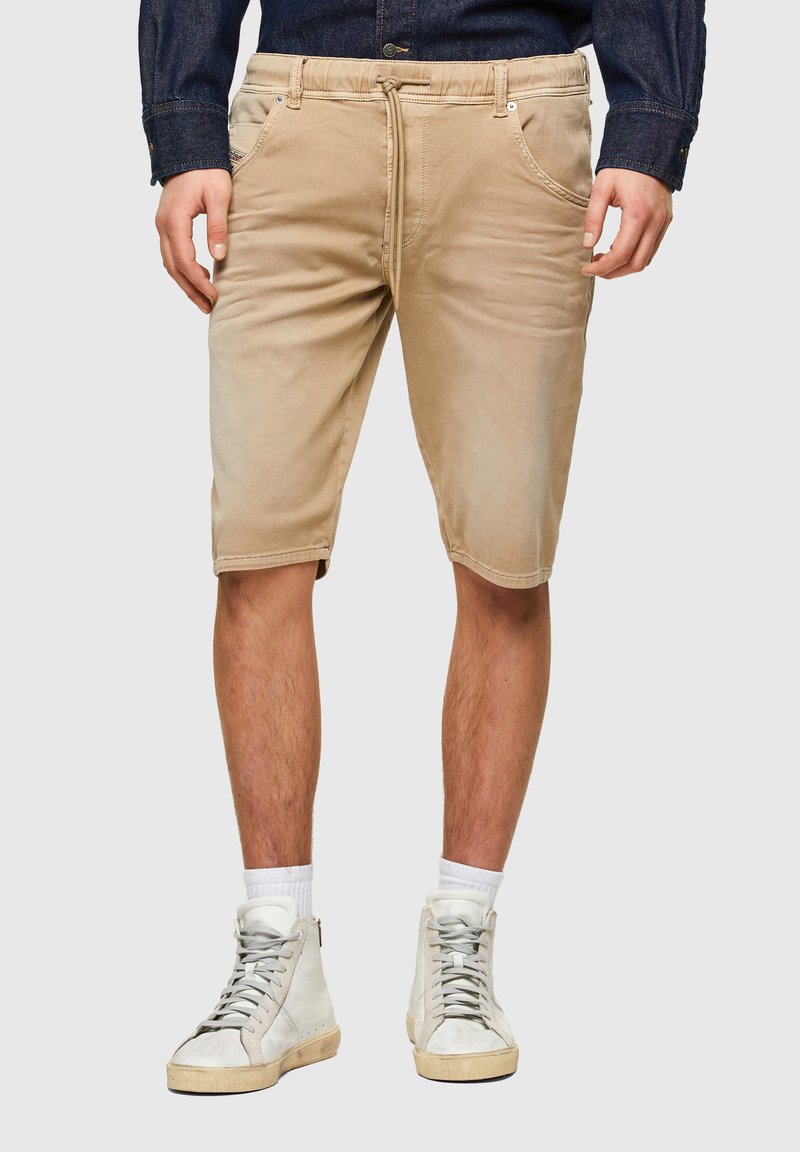 Diesel Jeansshort lichtbruin
