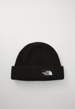 SALTY LINED BEANIE UNISEX - Adīta cepure - black