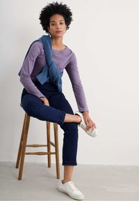 Seasalt Cornwall EASEL - Top s dlouhým rukávem - purple echium