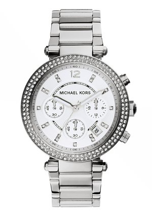 Michael Kors PARKER - Chronograph - silver-coloured