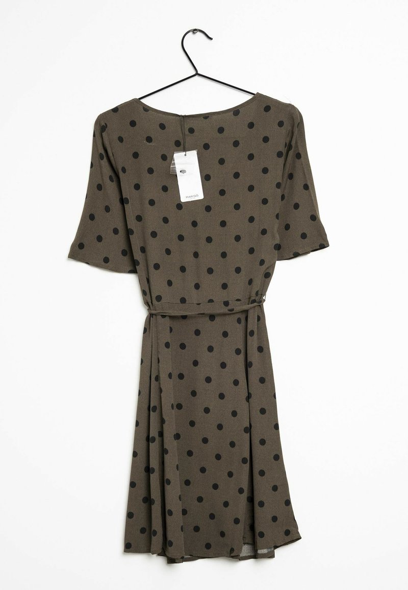 mango green polka dot dress Day - occasions