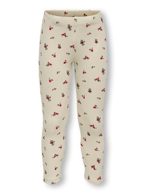 ONLY MINI KMGTRINNY LIFE AOP BSC LEGGING JRS NOOS - Leggings - birch