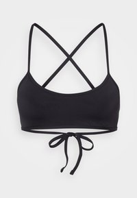 SOL SEARCHER LACE UP TRILET - Gornji dio bikinija - black pebble