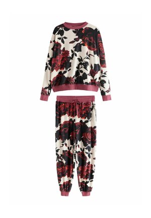 Next REGULAR FIT SET - Pyjamas - ecru red floral