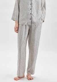 Seidensticker CLASSIC - Nachtwäsche Hose - heart print/weiß - Zalando.de
