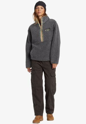 Billabong HORIZON MOCK - Fleecejas - charcoal