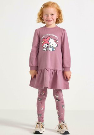 HELLO KITTY   - Trikoomekko - dusty lilac