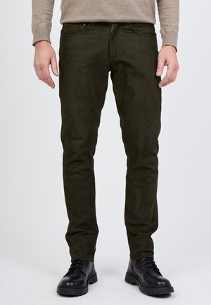 Straight leg jeans - olive