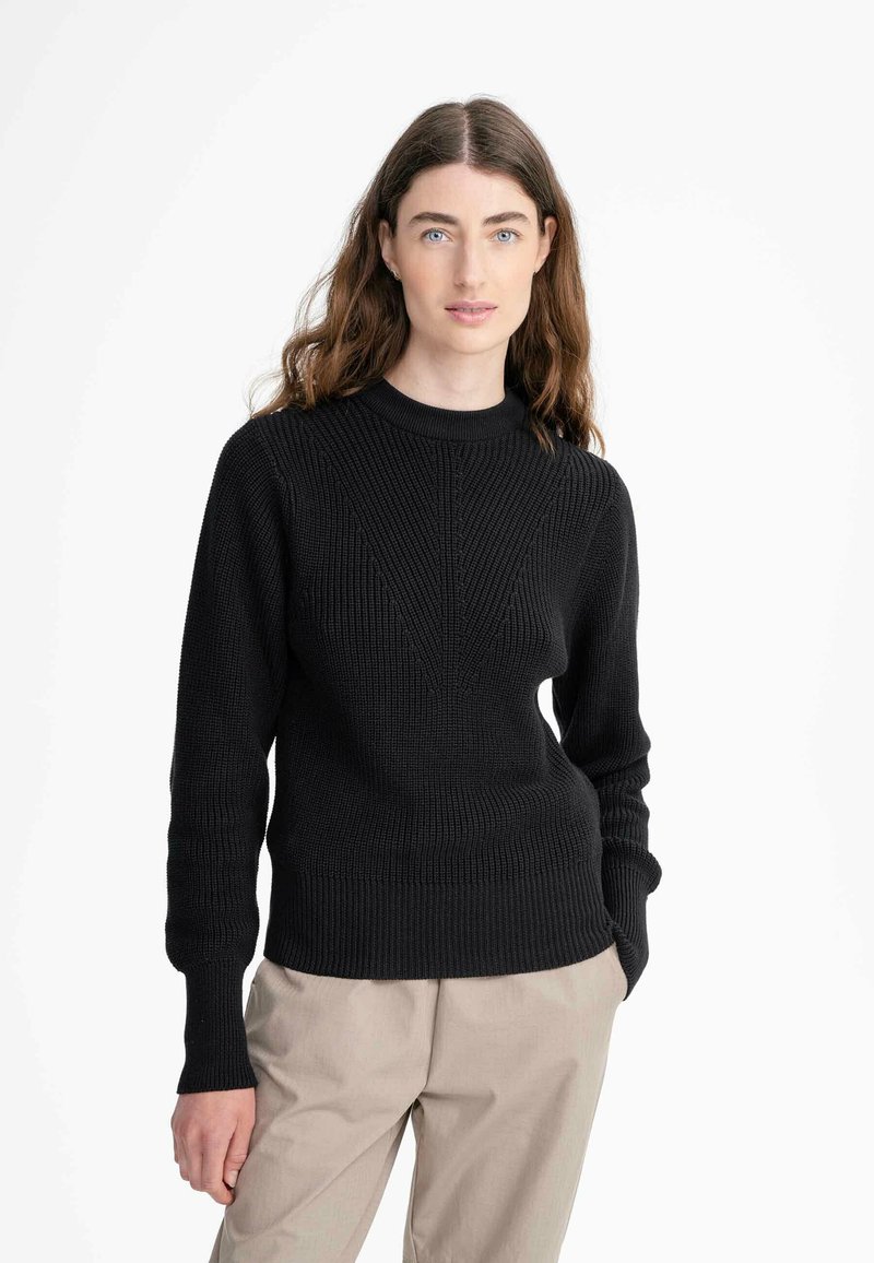 MELA GAURI - Strickpullover - schwarz