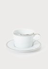 WILSHIRE TEA CUP SAUCER - Чинийка - silver/white