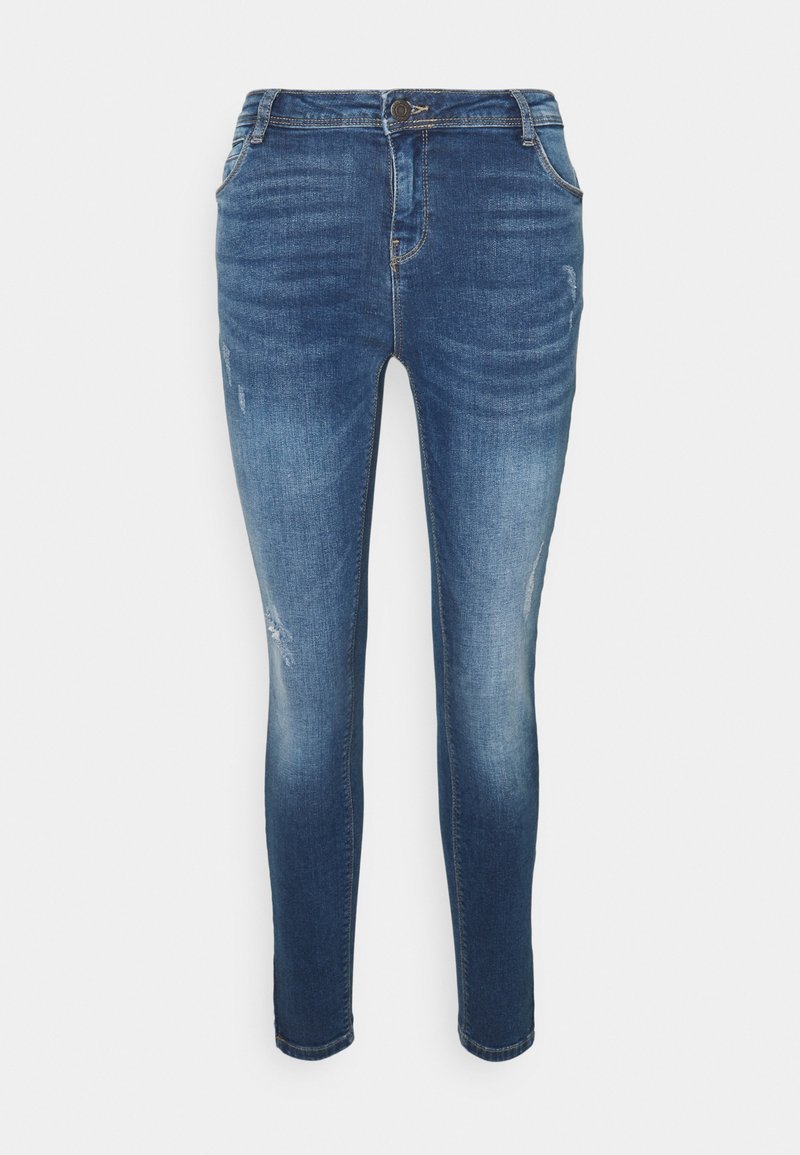 Noisy May Jeans Tapered Fit blauw denim/bluedenim Noisy May Jeans Tapered Fit blauw denim/bluedenim
