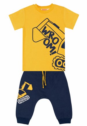 SET DIGGER - Verryttelyhousut - yellow blue
