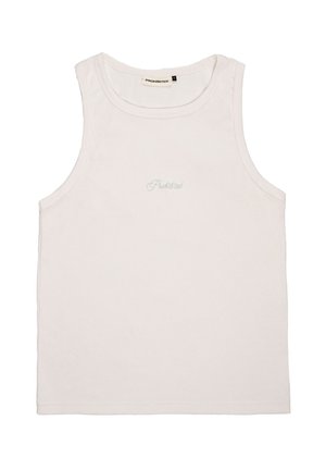 THE EMBROIDERY TANK - Débardeur - off-white