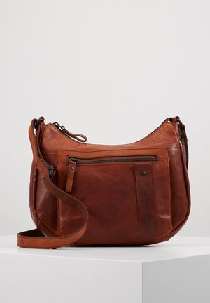Cross body bag - cognac