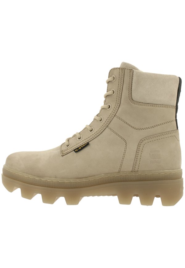NOXER HGH NUB M - Schnürstiefelette - taupe