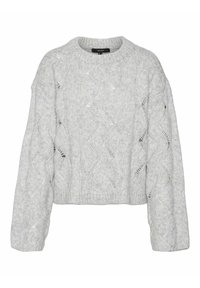 VMLINA ONECK  - Stickad tröja - light grey melange