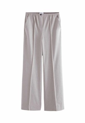 BRUSHED ELASTICATED WAIST WIDE - Püksid - grey