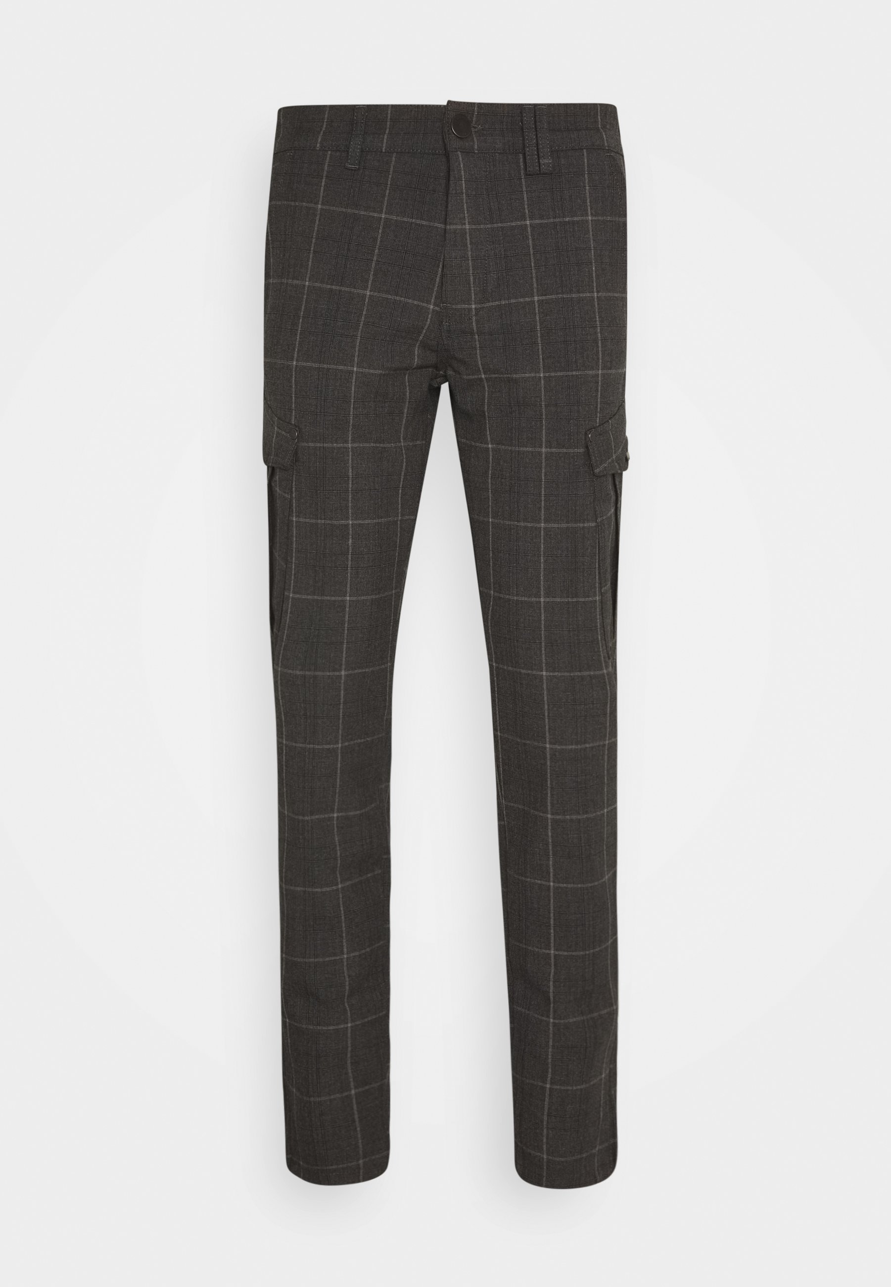 Gabba PISA NILI CHECK PANT Cargobukse brown Zalando.no Brown Check Pisa Check Pants Gabba Chinos - Herreklær er billig