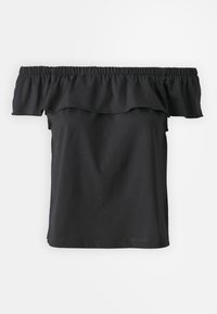 VIDREAMERS OFF SHOULDER - T-shirts basic - black
