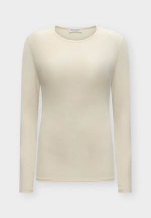 Marc O'Polo, T-SHIRT, LONGSLEEVE, ROUND NECK, RIB - T-shirt à manches longues - smokey sands