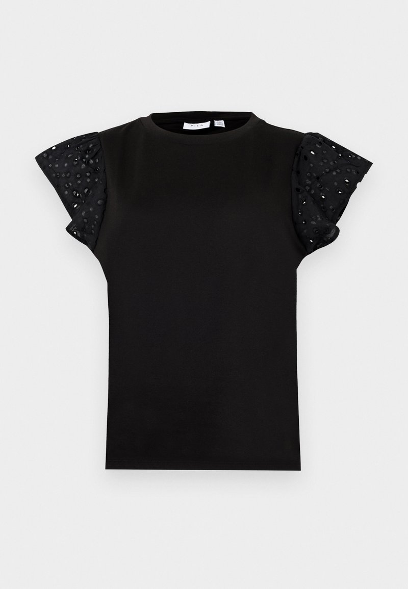 Vila T-shirt basic zwart