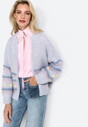 Rich & Royal Strickjacke - ocean blue