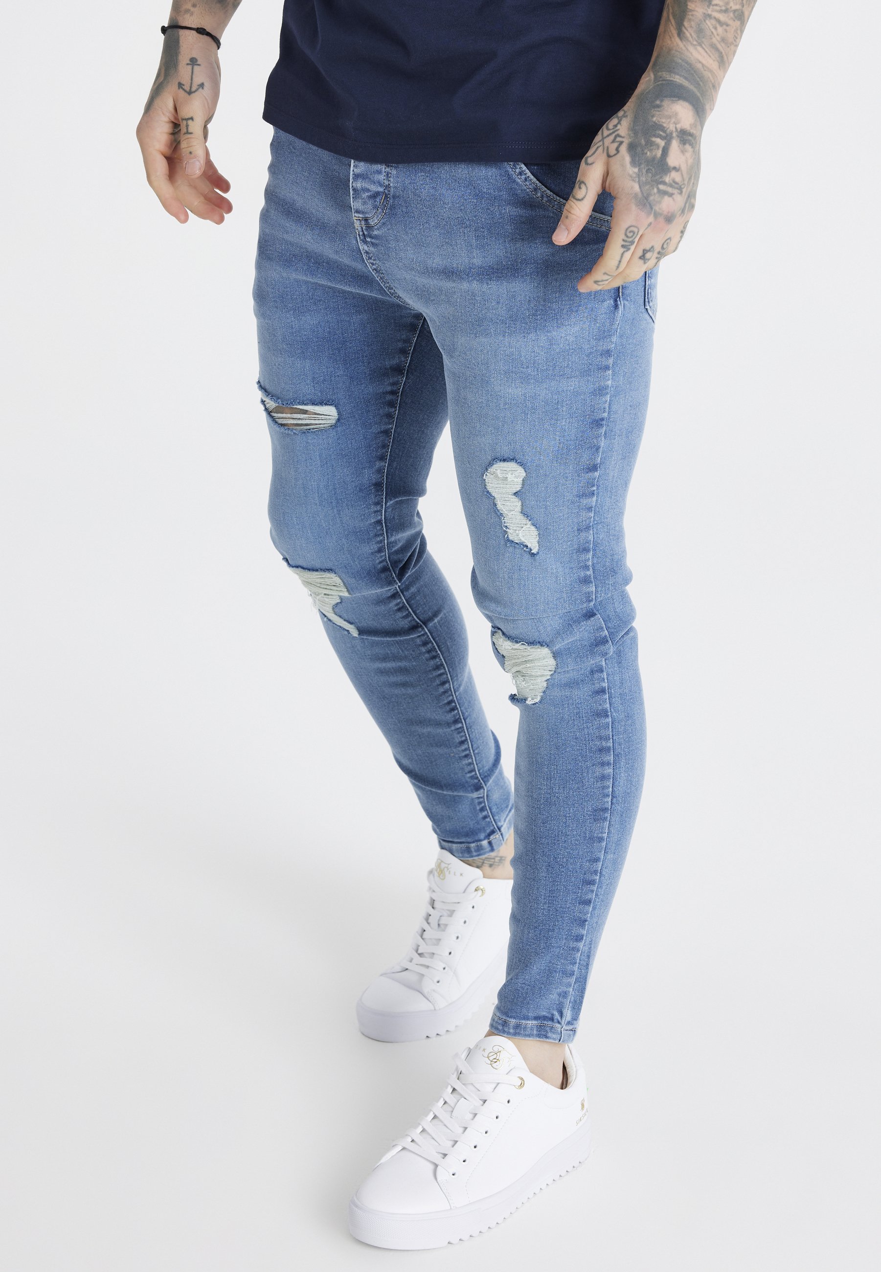 SIKSILK DISTRESSED - Jeans Skinny Fit 