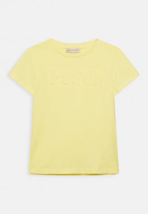 T-shirt estampada - giallo