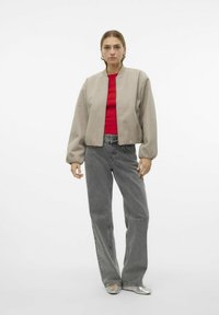 Vero Moda VMPOPBELLA - Bomber stiliaus striukė - silver mink