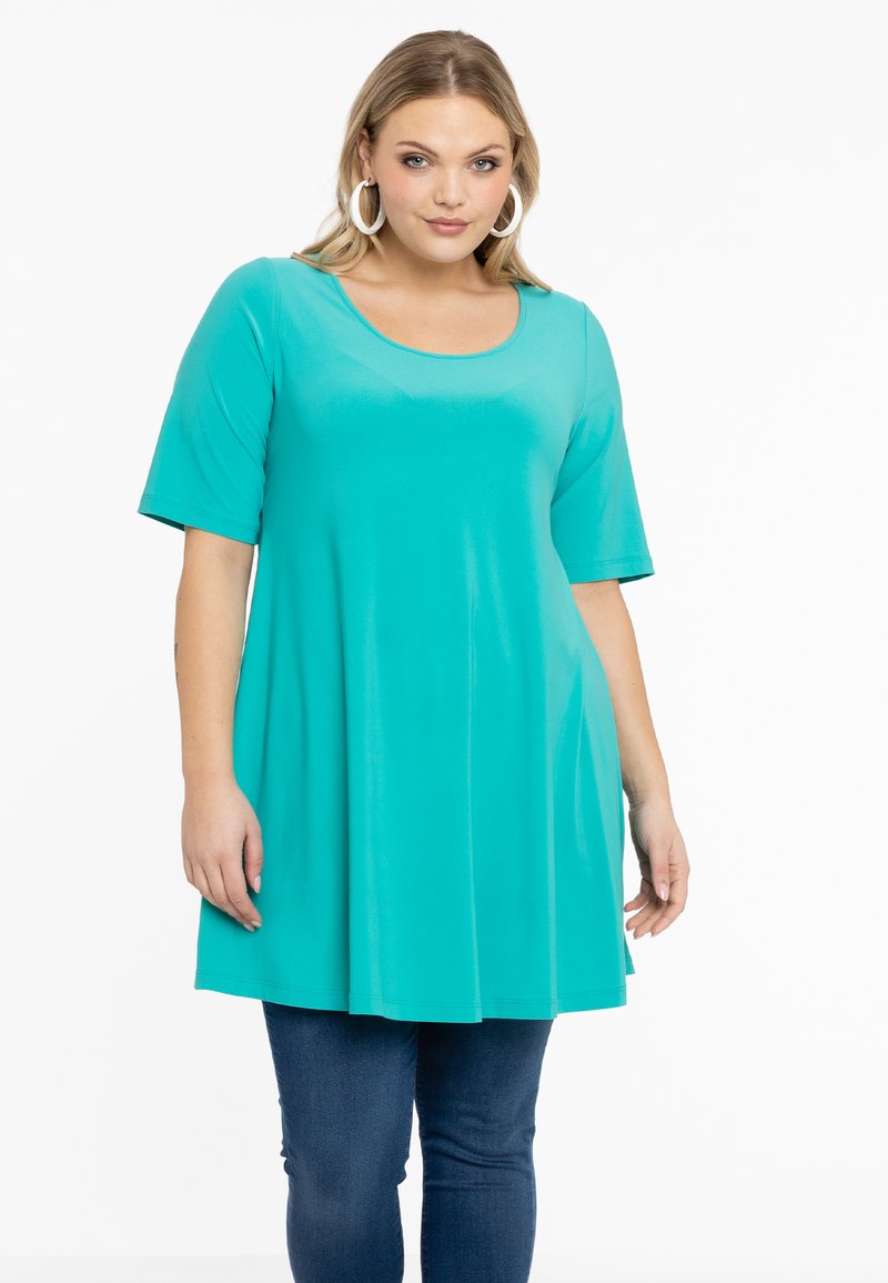 YOEK LANG - T-Shirt basic - turquoise