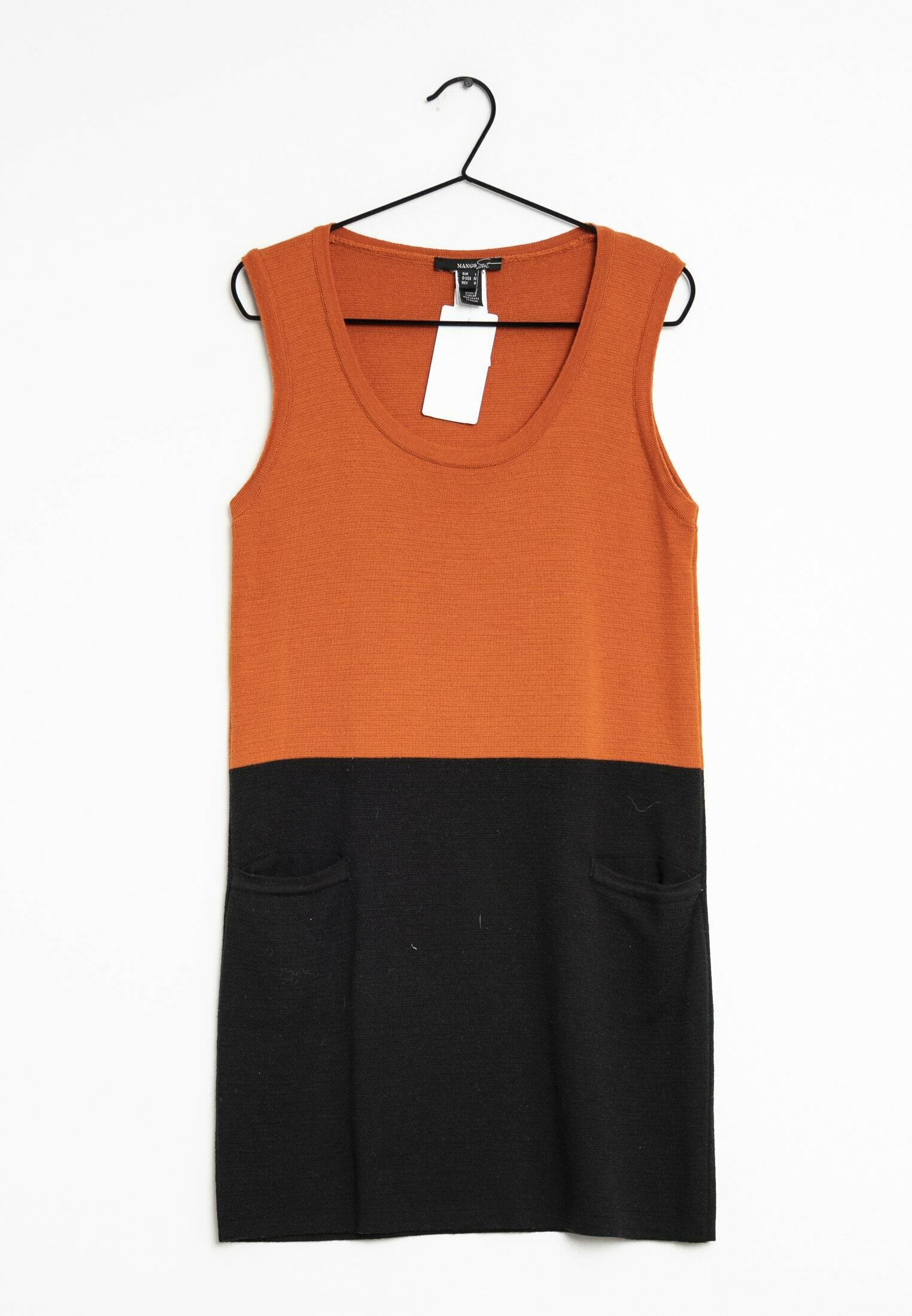 Mango Abito in maglia orange/arancione (Second hand)