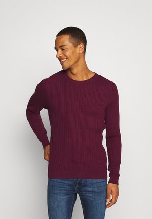 Jersey de punto - bordeaux