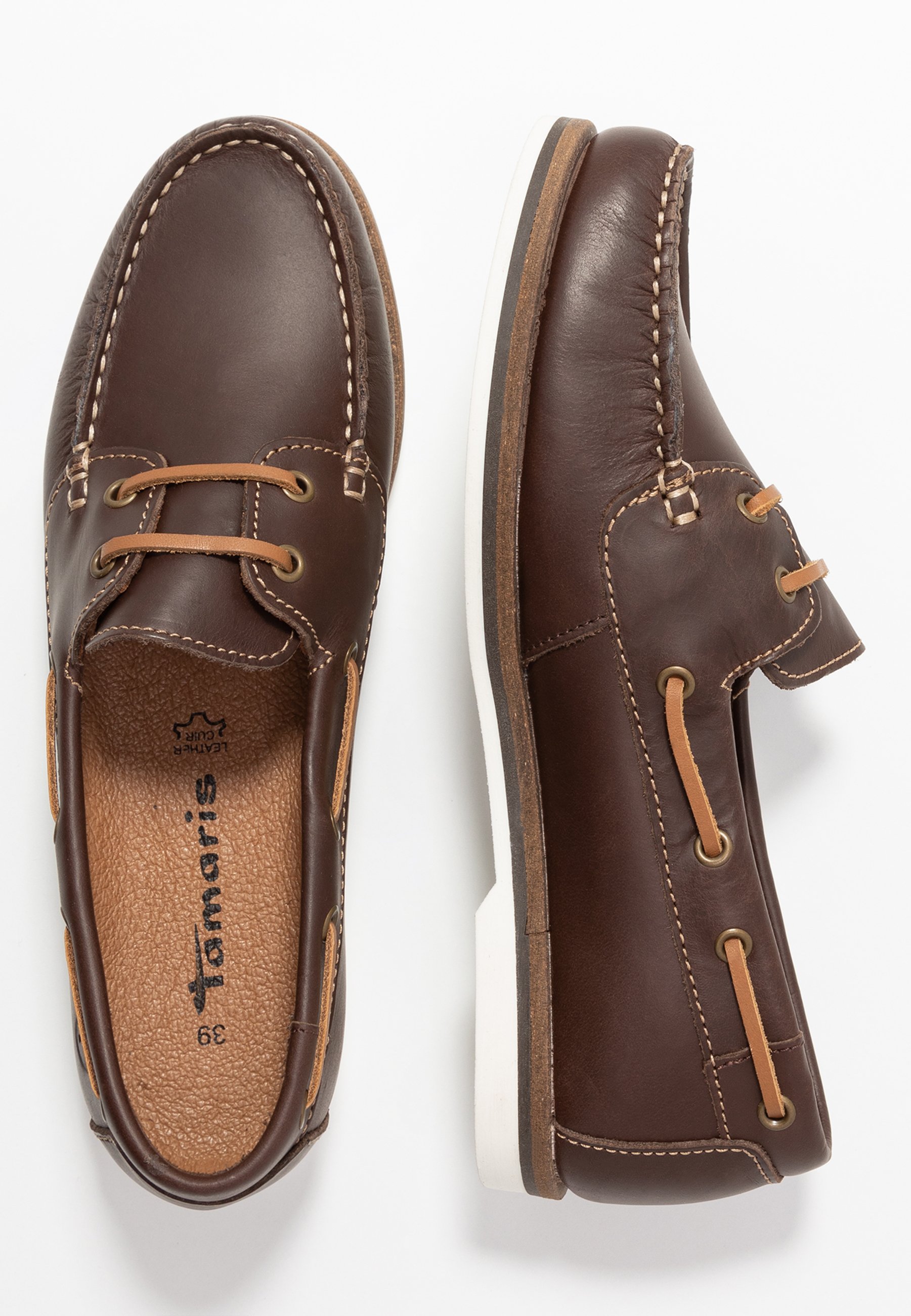 Tamaris LACE UP Båtsko chestnut Zalando.no Tamaris LACE UP Båtsko chestnut Zalando.no