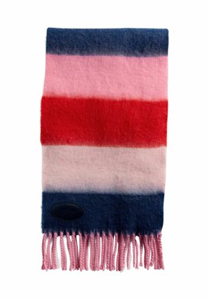 BRUSHED - Šál - pink blue stripe