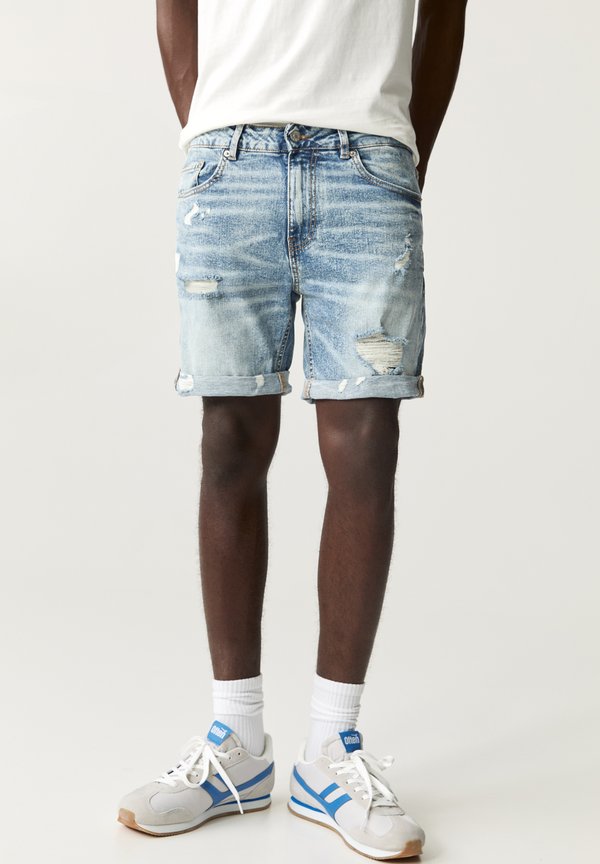 RIPPED BERMUDA  - Jeans Shorts