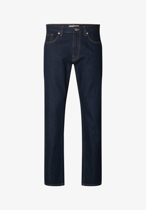 Selected, Vaqueros rectos - dark blue denim