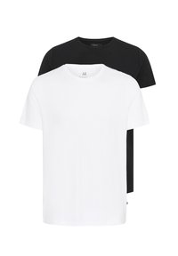 JERMANE 2-PACK - T-shirt - bas - black white