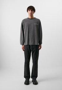 Don't Waste Culture ZABA UNISEX - Μπλούζα με μακριά μανίκια - vintage washed black