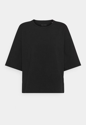 SHORT SLEEVE ROUND NECK - T-shirt - bas - black