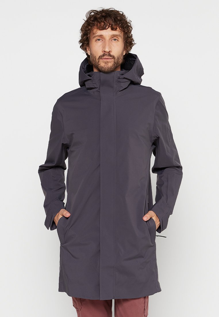 Didriksons Halflange jas blauw